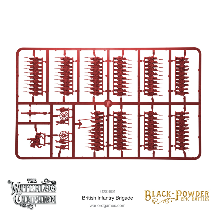 Epic Battles - Black Powder: Waterloo - British Infantry Brigade